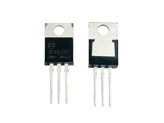 40A45V SBT40L45CT Düşük ileri voltaj TO-220AB Yüksek akım kapasitesi