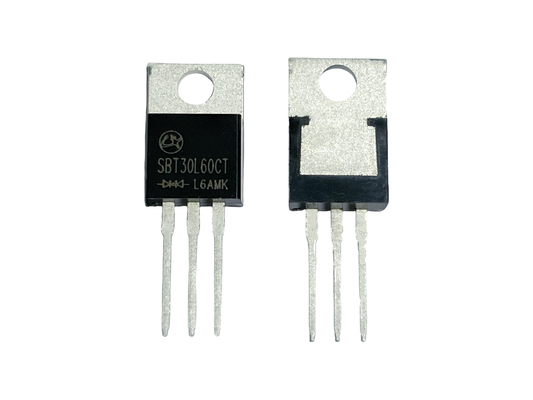 30A60V SBT30L60CT Endüstriyel TO-220AB için düşük voltajlı ileri Schottky