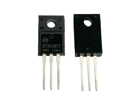30A80V SBT30L80FCT TO-220F Güç kaynağı için yüksek verimli düşük VF Schottky Diyotları