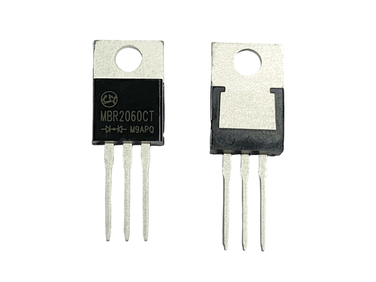 20A60V MBR2060CT Düşük VF İleri Voltajlı Schottky Bariyer Diyotları
