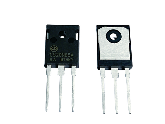 20A650V CS20N65A6 N Kanal Yüksek Voltajlı MOSFET % 100 Çığ Test Edildi