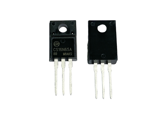 16A650V CS16N65A8 Düşük Kapı Şarjı TO-220F ile Yüksek Voltajlı MOSFET