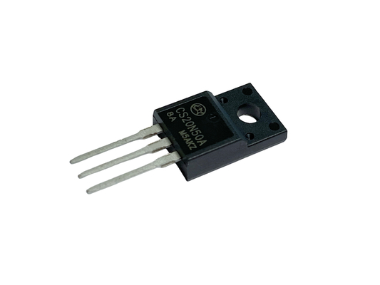 20A500V Yüksek Voltajlı MOSFET N Tipi CS20N50A8 TO-220F Güç kaynağı için