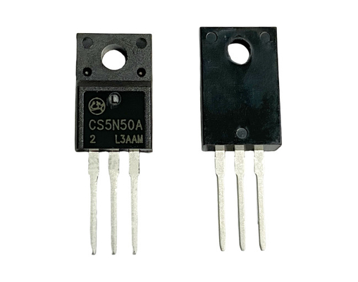 5A500V CS5N50A2 Yüksek Voltajlı MOSFET, Yüksek Voltajlı Uygulamalar için % 100 Çığ Test Edilmiş N Kanalı