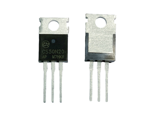 50200V CS50N20AP MOSFET Adaptör ve şarj cihazı uygulamaları için yüksek kesim voltajı düşük Ciss güç anahtar devri