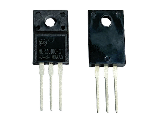 30A 100V Schottky Bariyer Diyotları Hızlı Değişim Hızı Ve Düşük Ters Dönüşme Zamanı MBR30100FCT