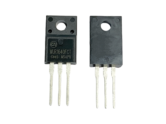 16A400V TO-220F Hızlı Geri Kazanma Diyotları 15-35ns Güç Düzelticisi için MUR1640FCT