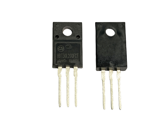 Ultra Düşük VF 30A 200V HBT30L200FCT TO-220F Kablosuz İletişim için Schottky