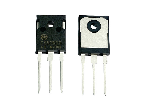 50A 200V Düşük Kapı Voltajı Mosfet Yüksek verimlilik