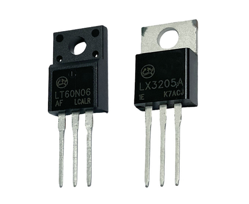55V Gelişmiş Çukur Düşük Voltajlı MOSFET Transistörleri Pil Koruması TO-220AB TO-220F